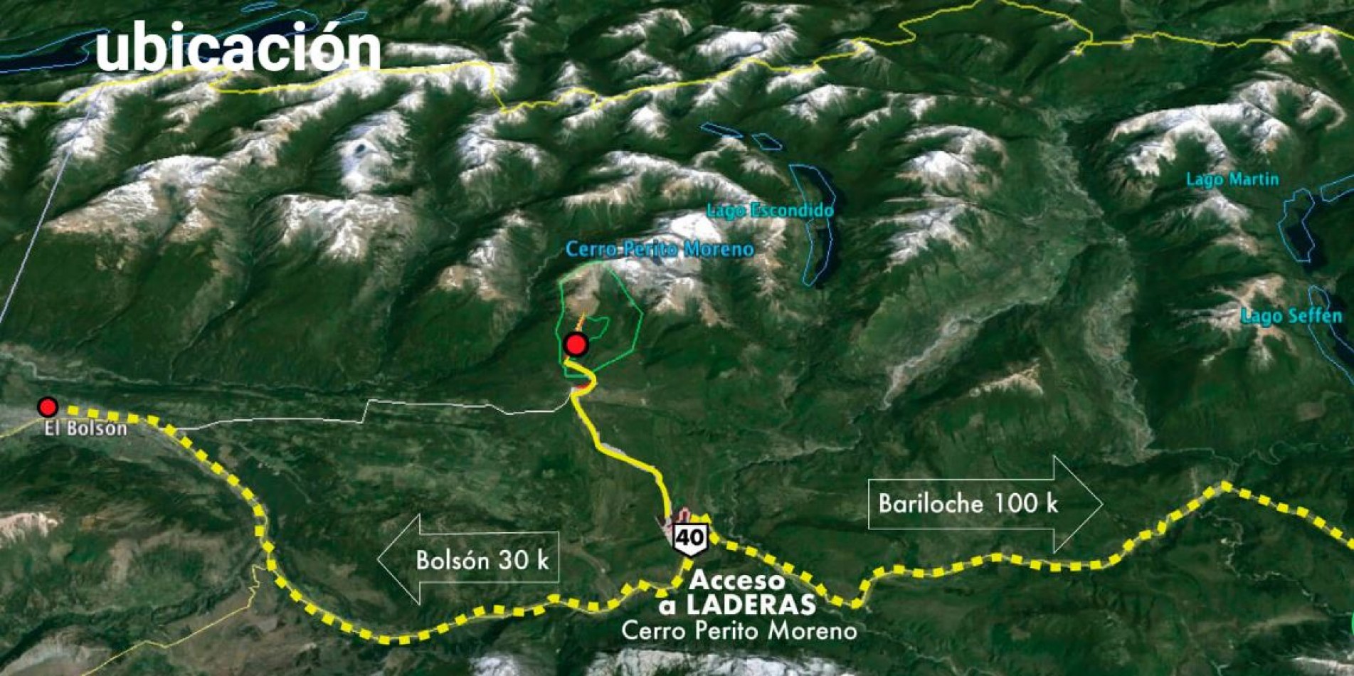 OPOTUNIDAD DE INVERSION LOTES AL PIE DEL CENTRO DE SKI PERITO MORENO